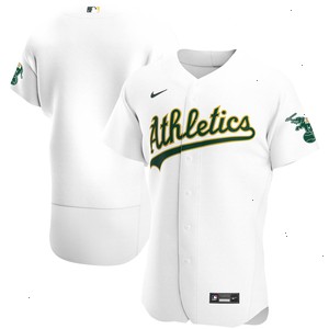 Oakland Athletics Nike Home Authentic Team Jersey - White