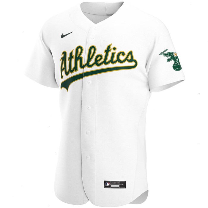 Oakland Athletics Nike Home Authentic Team Jersey - White