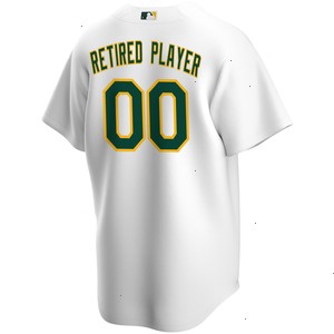 Oakland Athletics Nike Home Pick-A-Player Retired Roster Replica Jersey - White