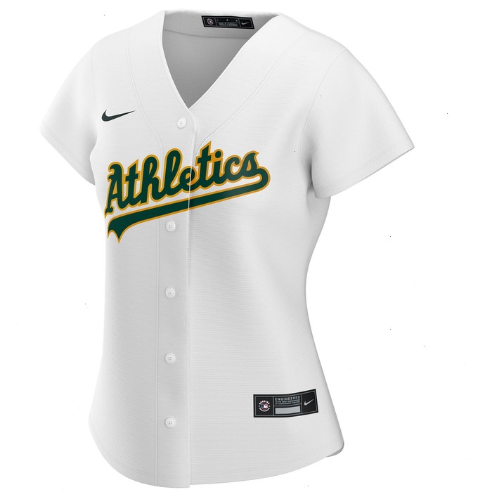 Oakland Athletics Nike Women's Home Replica Custom Jersey - White