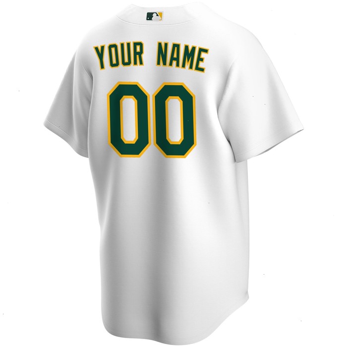 Oakland Athletics Nike Youth Home Replica Custom Jersey - White