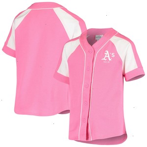 Oakland Athletics Youth Team Spirit Fashion Jersey - Pink