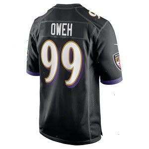 Odafe Oweh Baltimore Ravens Nike Game Jersey - Black