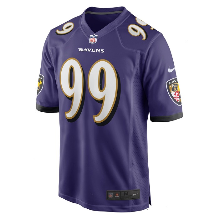 Odafe Oweh Baltimore Ravens Nike Game Player Jersey - Purple