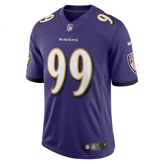 Odafe Oweh Baltimore Ravens Nike Vapor Limited Jersey - Purple