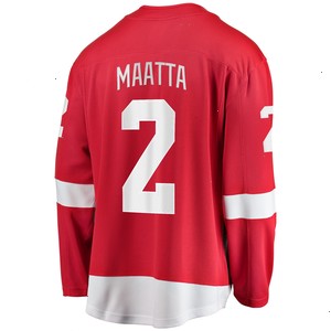 Olli Maatta Detroit Red Wings Fanatics Branded Home Breakaway Player Jersey - Red