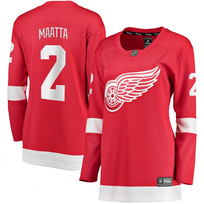 Olli Maatta Detroit Red Wings Fanatics Branded Women's Home Breakaway Player Jersey - Red