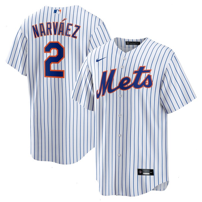 Omar Narváez New York Mets Nike Home Replica Player Jersey - White