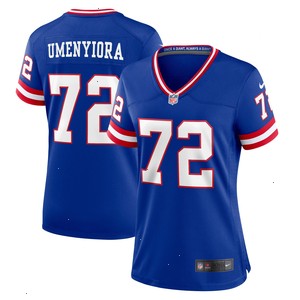 Osi Umenyiora New York Giants Nike Women's Classic Retired Player Game Jersey - Royal