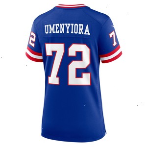 Osi Umenyiora New York Giants Nike Women's Classic Retired Player Game Jersey - Royal