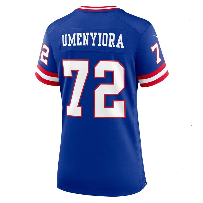 Osi Umenyiora New York Giants Nike Women's Classic Retired Player Game Jersey - Royal