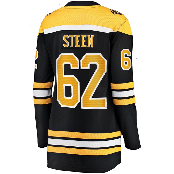 Oskar Steen Boston Bruins Fanatics Branded Women's Home Breakaway Player Jersey - Black