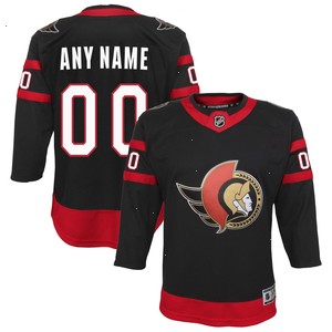 Ottawa Senators Youth Home Custom Premier Jersey - Black