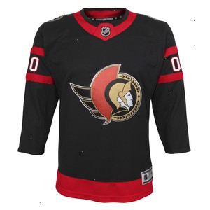 Ottawa Senators Youth Home Custom Premier Jersey - Black