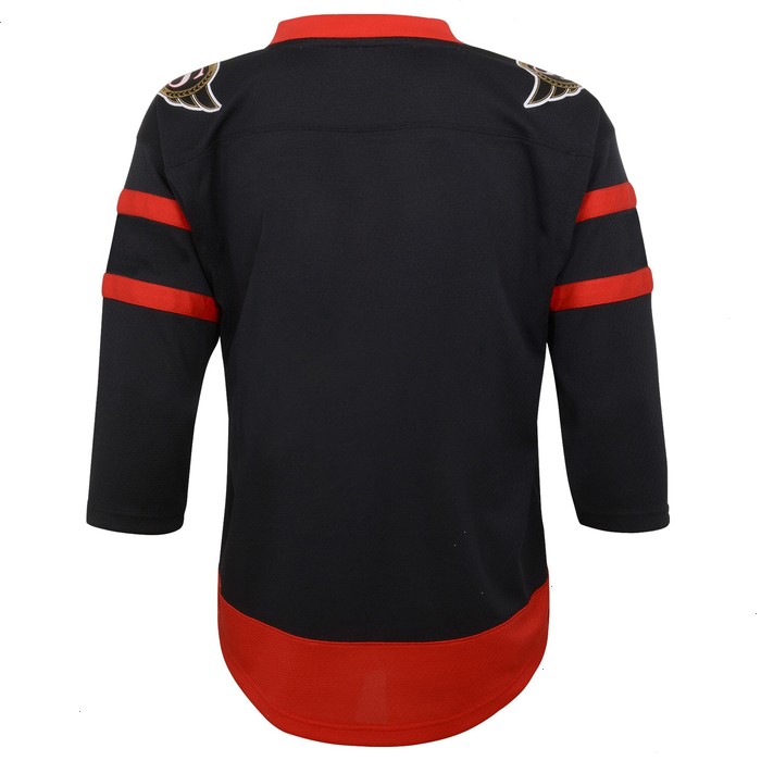 Ottawa Senators Youth Home Replica Blank Jersey - Black