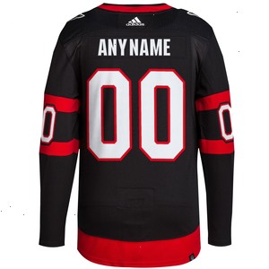 Ottawa Senators adidas Home Primegreen Authentic Pro Custom Jersey - Black