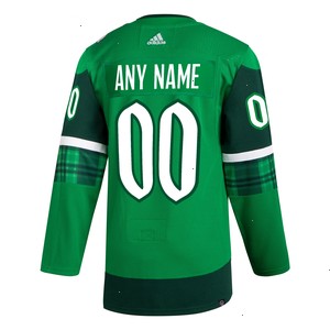  Ottawa Senators adidas St. Patrick's Day Authentic Custom Jersey - Kelly Green