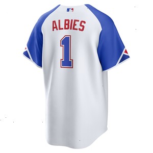 Ozzie Albies Atlanta Braves Nike 2023 City Connect Replica Player Jersey - White