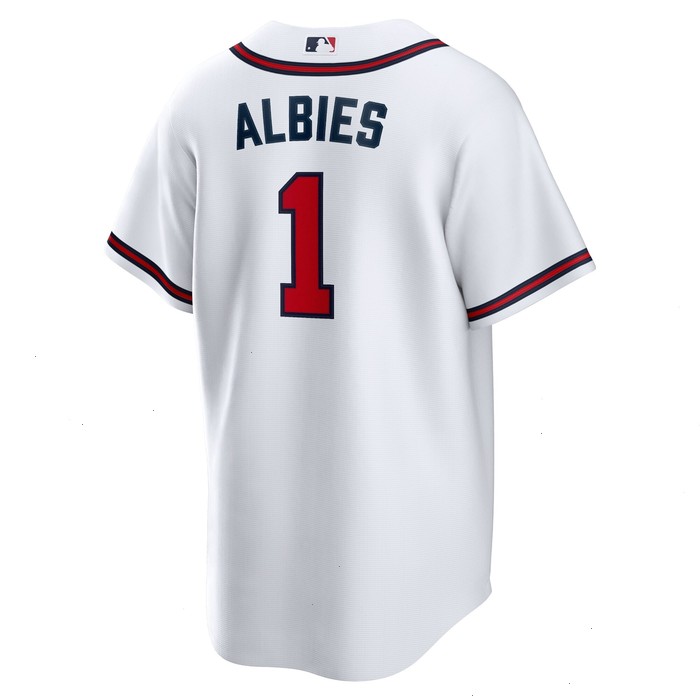 Ozzie Albies Atlanta Braves Nike Home Replica Player Name Jersey - White