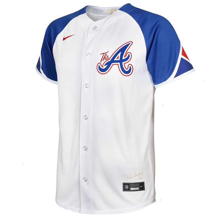 Ozzie Albies Atlanta Braves Nike Toddler 2023 City Connect Replica Player Jersey - White