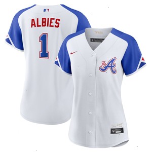 Ozzie Albies Atlanta Braves Nike Women's 2023 City Connect Replica Player Jersey - White