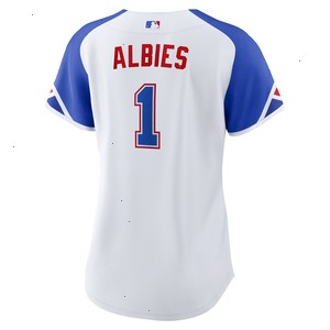 Ozzie Albies Atlanta Braves Nike Women's 2023 City Connect Replica Player Jersey - White