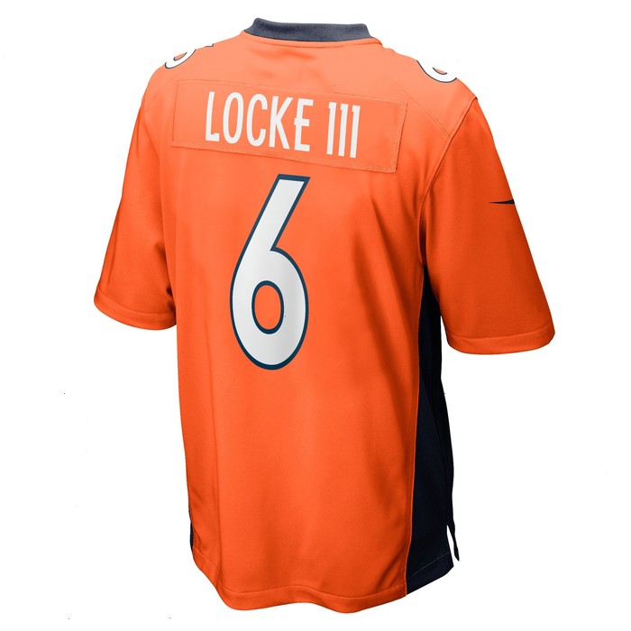 P.J. Locke Denver Broncos Nike Game Player Jersey - Orange