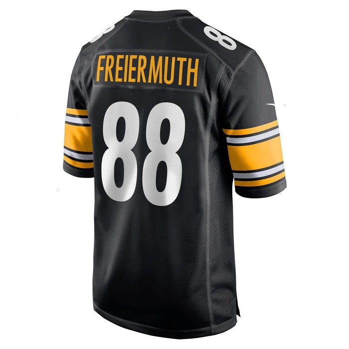 Pat Freiermuth Pittsburgh Steelers Nike Game Jersey - Black