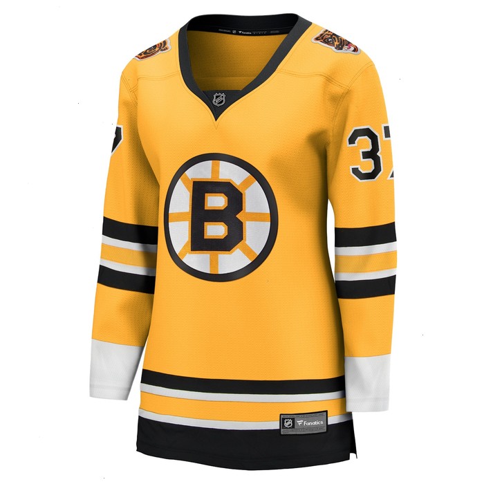 Patrice Bergeron Boston Bruins Fanatics Branded Women's 2020/21 Special Edition Breakaway Player Jersey - Gold