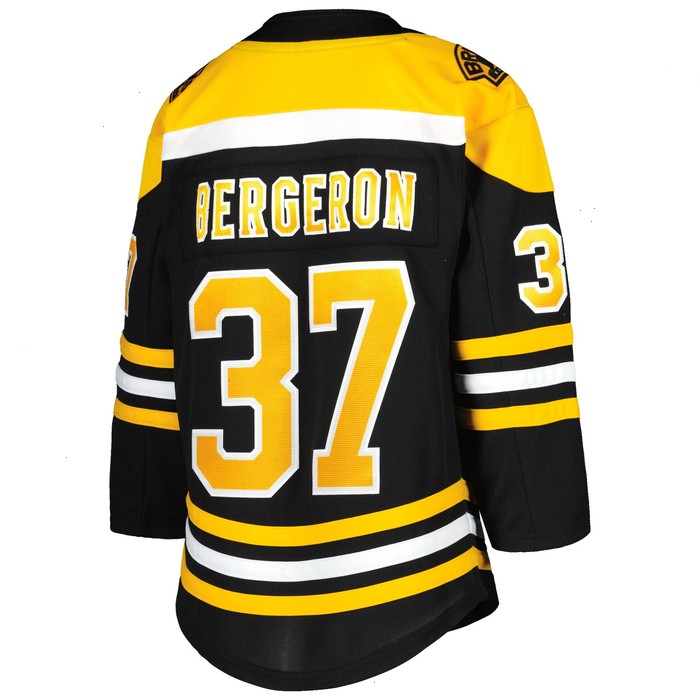 Patrice Bergeron Boston Bruins Youth Home Premier Player Jersey - Black