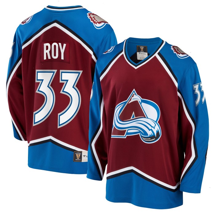 Patrick Roy Colorado Avalanche Fanatics Branded Breakaway Retired Player Jersey - Burgundy