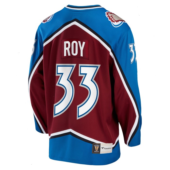 Patrick Roy Colorado Avalanche Fanatics Branded Breakaway Retired Player Jersey - Burgundy