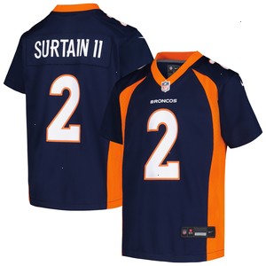 Patrick Surtain II Denver Broncos Nike Youth Game Jersey - Navy