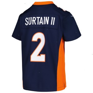 Patrick Surtain II Denver Broncos Nike Youth Game Jersey - Navy