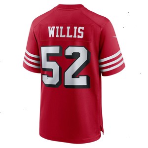 Patrick Willis San Francisco 49ers Nike Retired Alternate Game Jersey - Scarlet