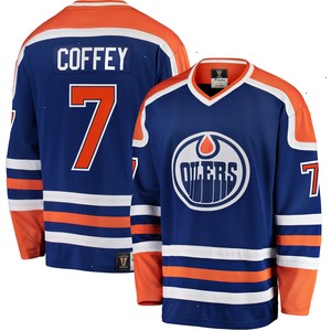 Paul Coffey Edmonton Oilers Fanatics Branded Premier Breakaway Retired Player Jersey - Blue