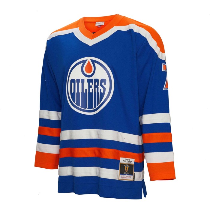 Paul Coffey Edmonton Oilers Mitchell & Ness 1986/87 Blue Line Player Jersey - Royal