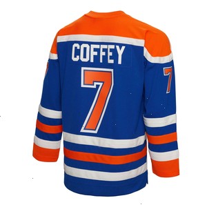 Paul Coffey Edmonton Oilers Mitchell & Ness 1986/87 Blue Line Player Jersey - Royal