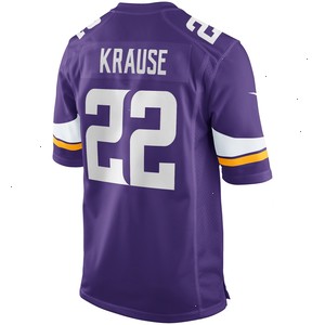 Paul Krause Minnesota Vikings Nike Game Retired Player Jersey - Purple