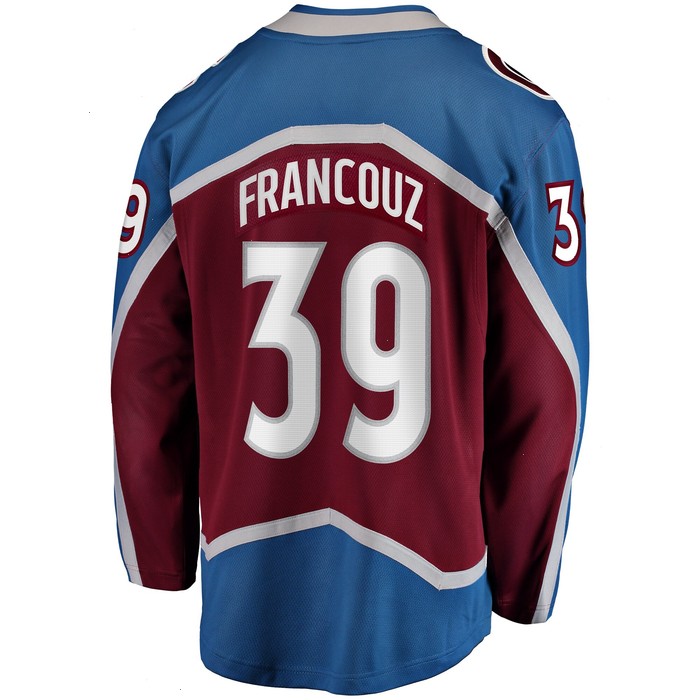 Pavel Francouz Colorado Avalanche Fanatics Branded Breakaway Player Jersey - Burgundy