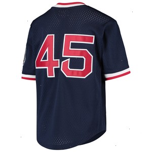 Pedro Martinez Boston Red Sox Mitchell & Ness Youth Cooperstown Collection Mesh Batting Practice Jersey - Navy