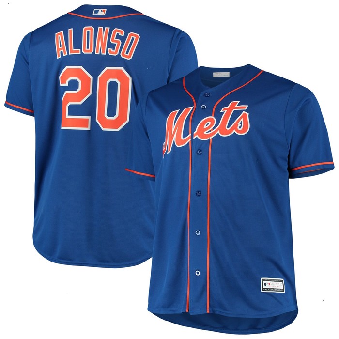 Pete Alonso New York Mets Big & Tall Replica Player Jersey - Royal