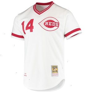 Pete Rose Cincinnati Reds Mitchell & Ness Cooperstown Collection Authentic Jersey - White