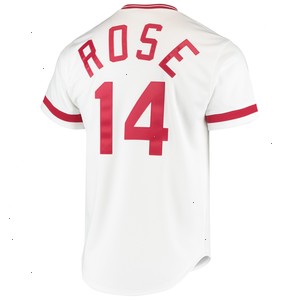 Pete Rose Cincinnati Reds Mitchell & Ness Cooperstown Collection Authentic Jersey - White