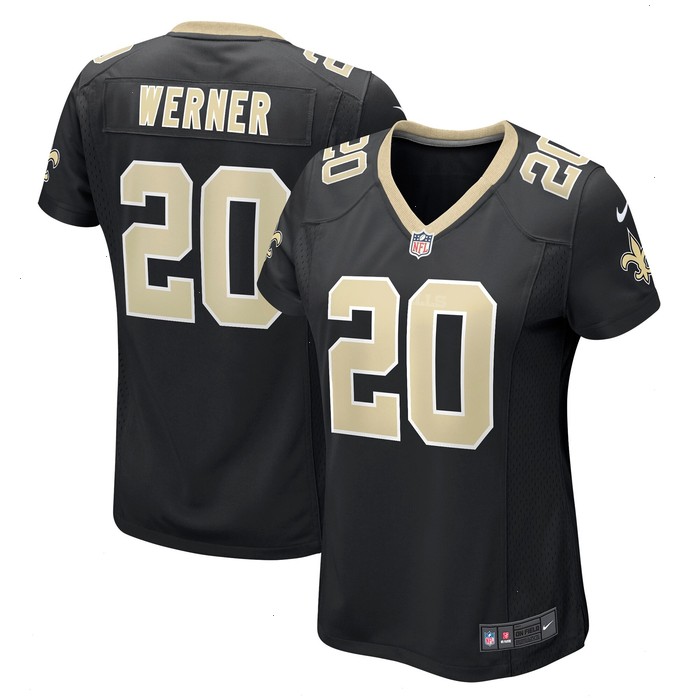 Pete Werner New Orleans Saints Nike Women's Game Jersey - Black