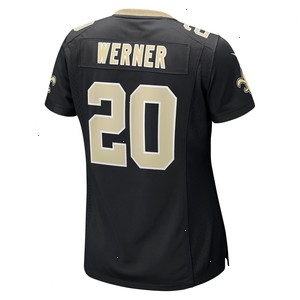 Pete Werner New Orleans Saints Nike Women's Game Jersey - Black