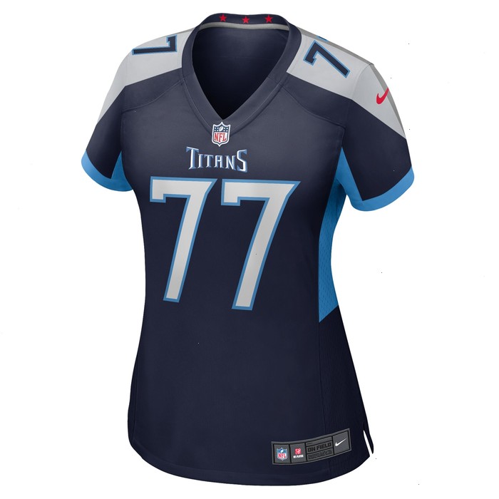 Peter Skoronski Tennessee Titans Nike Women's Team Game Jersey - Navy