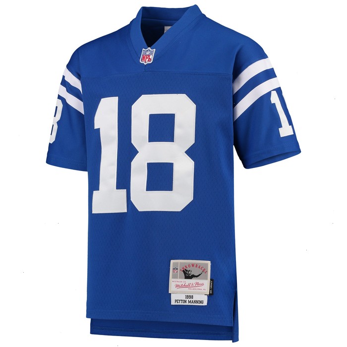 Peyton Manning Indianapolis Colts Mitchell & Ness Youth 1998 Legacy Retired Player Jersey - Royal