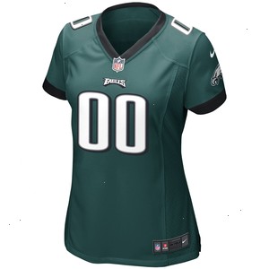 Philadelphia Eagles Nike Women's Custom Game Jersey - Midnight Green