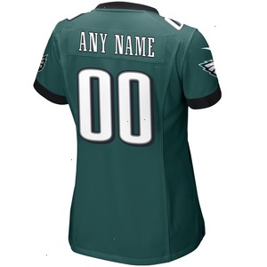 Philadelphia Eagles Nike Women's Custom Game Jersey - Midnight Green